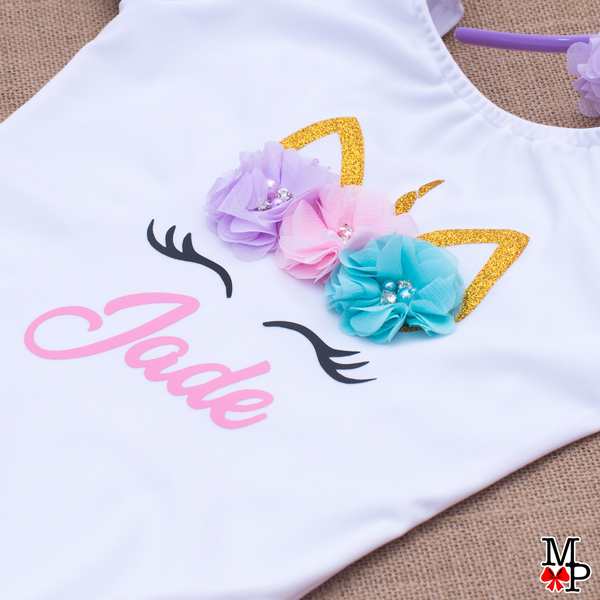 Set de tutu Unicornio clásico, Ropa cumpleaños niña unicornio