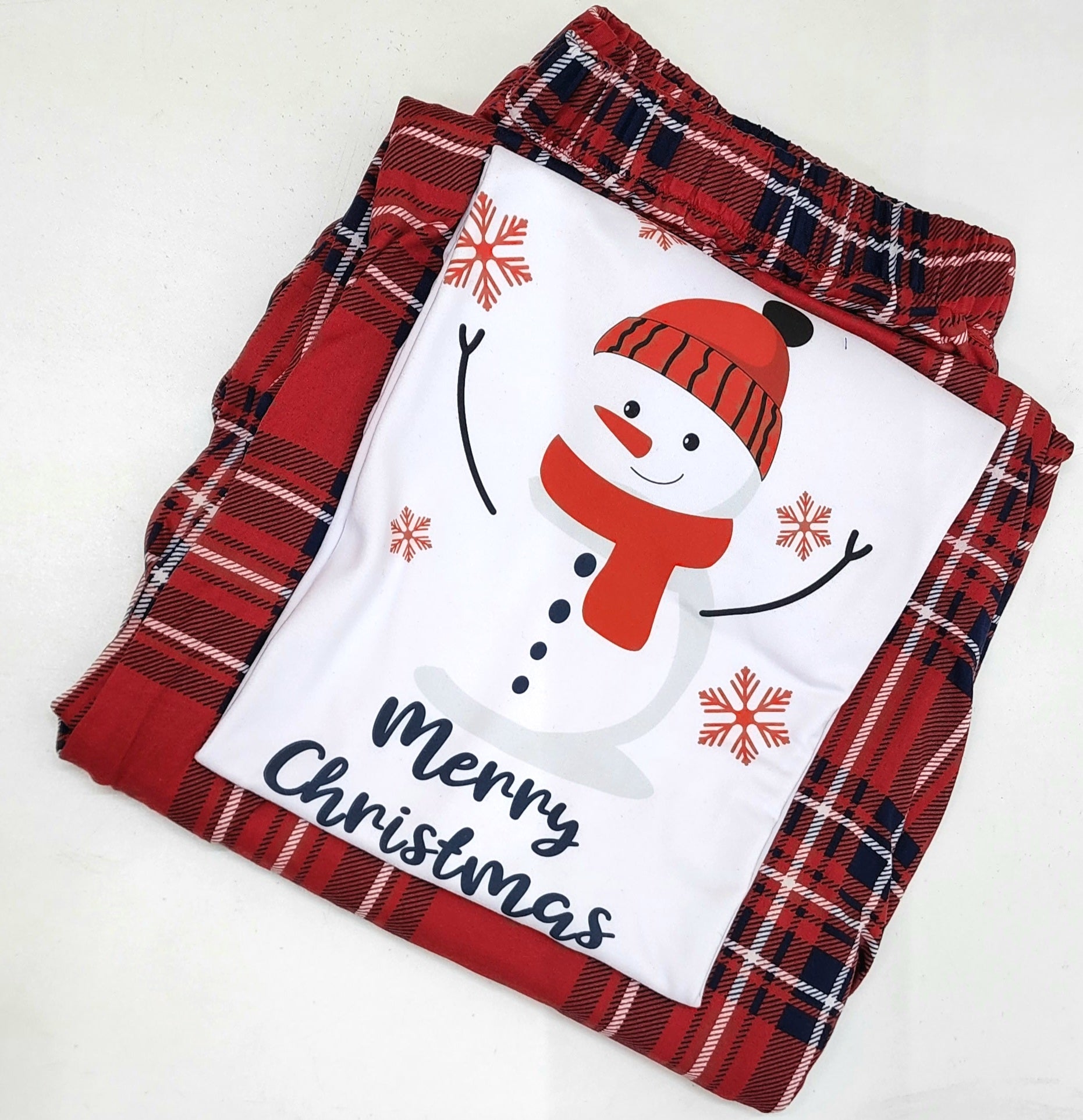 Set de Pijama Navideñas para niños, Snowman 3.0, DISPONIBLE TALLA #8