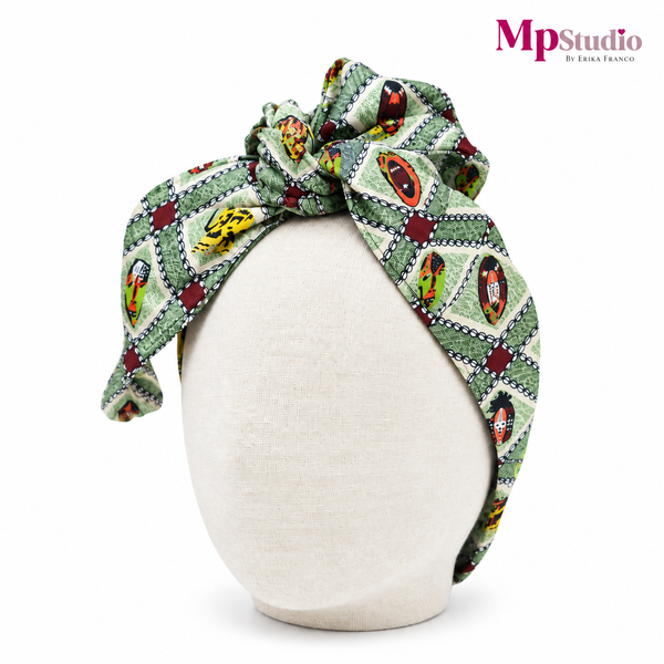 Conjunto Africano Infantil de 3 Piezas con Turbante