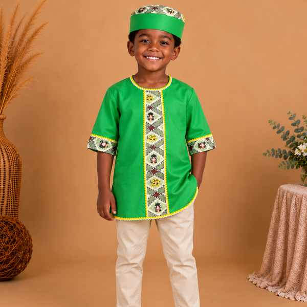 Set Africano para Niño – Túnica + Kufi