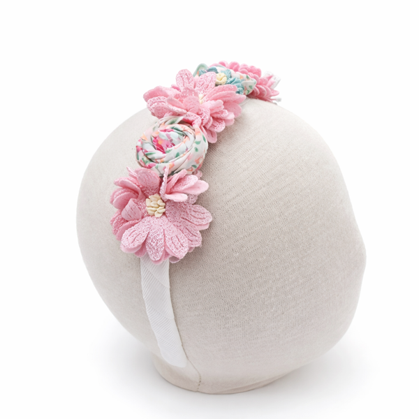 Cintillo corona de flores, Florista, frutera Dominicana