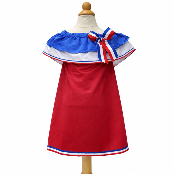 Batica Básica Dominicana Roja, Inspirada en la bandera Dominicana. SOLO DISPONIBLE talla #2 y talla $