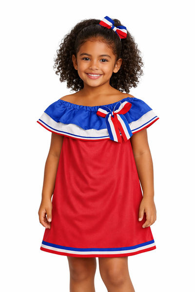 Batica Básica Dominicana Roja, Inspirada en la bandera Dominicana. SOLO DISPONIBLE talla #2 y talla $