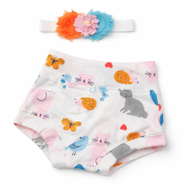 Pantaloncito y accesorio del pelo para bebes, Easter Bunny, Disponible desde recien nacido hasta talla 12 meses