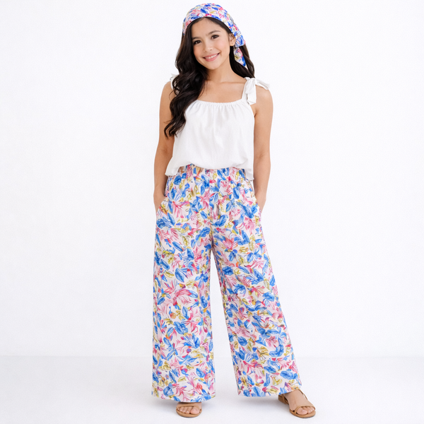 Pantalon palazo para mamá, Coleccion Mami & yo entre palmeras