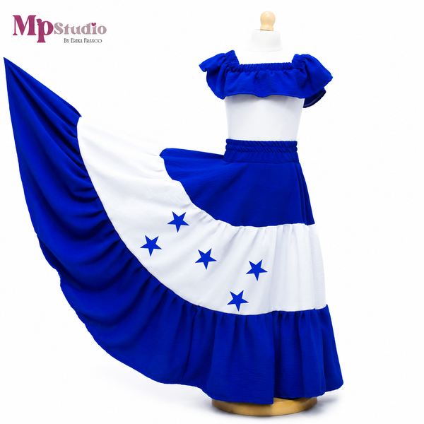 Set Típico Honduras – Leotardo y Falda | Niños y Adultos