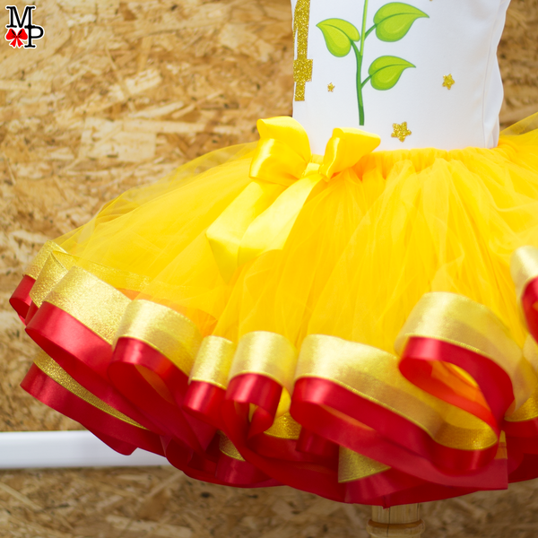 Set de tutu inspirado en Bella, Ropa cumpleaños para niñas. Disponible desde 12 meses hasta #12
