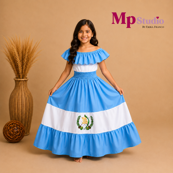 Set Típico Guatemala – Leotardo y Falda | Niños y Adultos