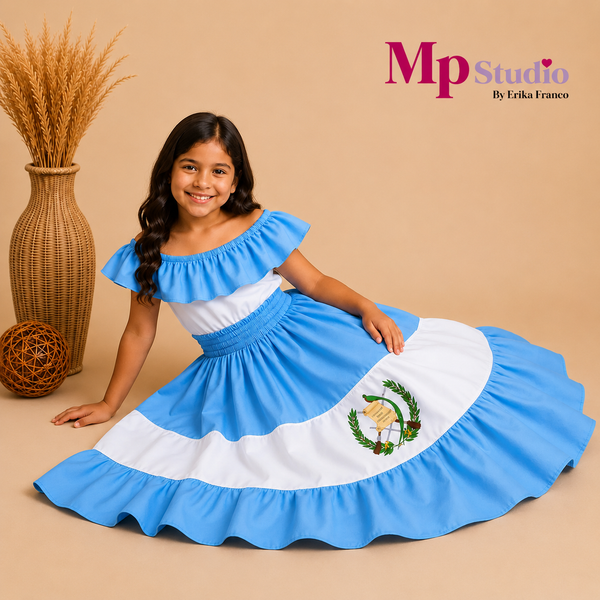 Set Típico Guatemala – Leotardo y Falda | Niños y Adultos