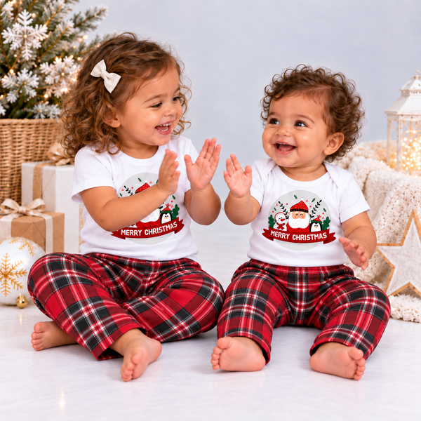 Pijama navideña unisex para bebés – Classic Christmas
