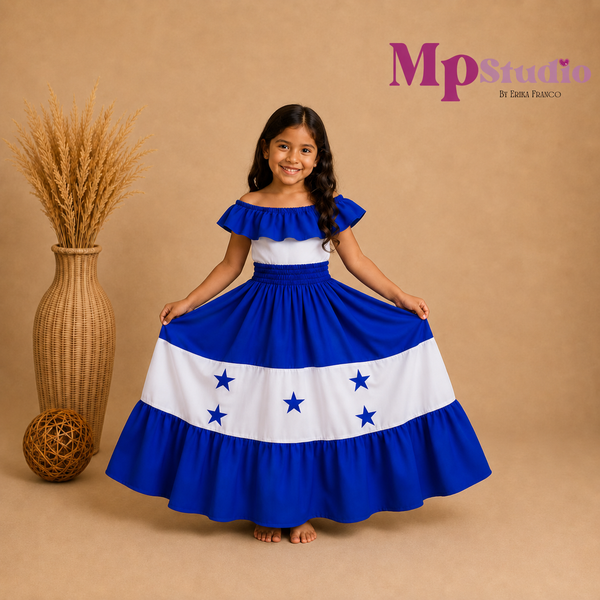 Set Típico Honduras – Leotardo y Falda | Niños y Adultos