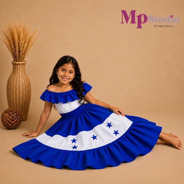 Set Típico Honduras – Leotardo y Falda | Niños y Adultos