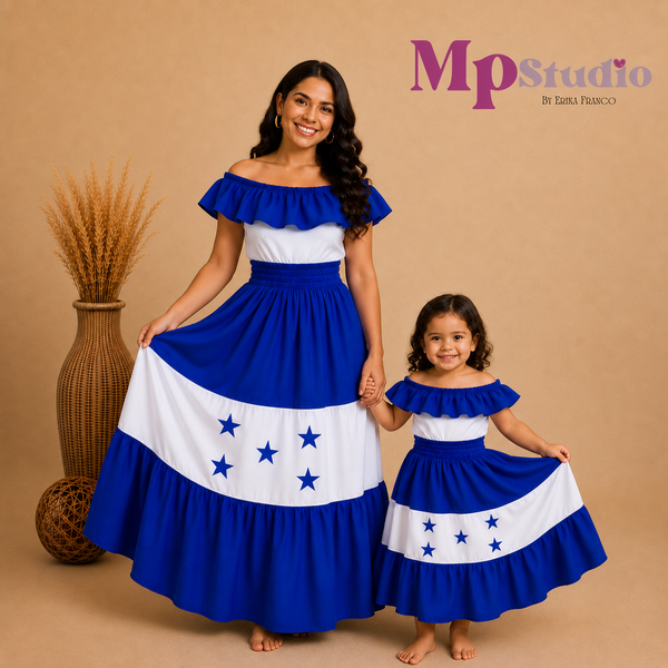 Set Típico Honduras – Leotardo y Falda | Niños y Adultos