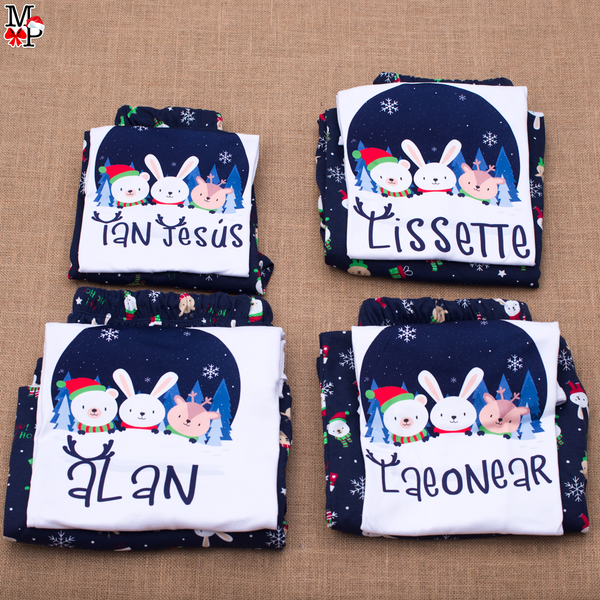 Set de pijama para bebe, Tshirt y pantalon,  Christmas Crew, DISPONIBLE SOLO TALLA #2