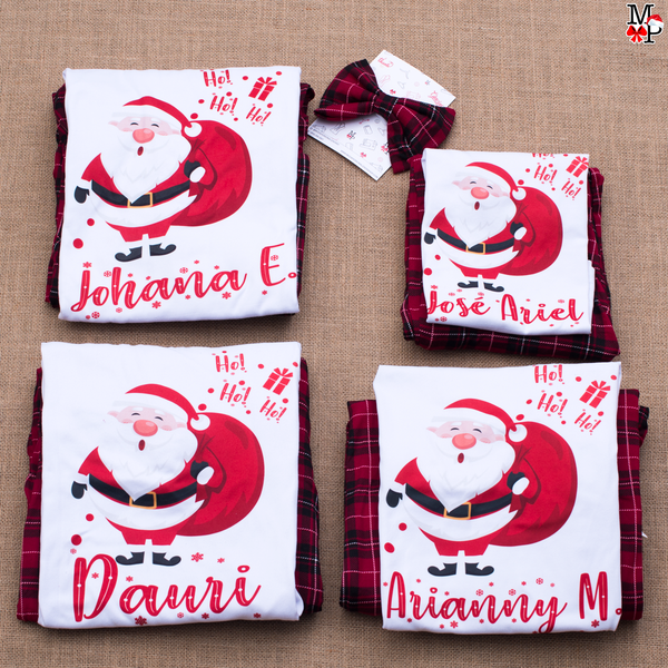 Set de Pijama Navideñas para niños, Chirstmas Plaid 2.0, DISPONIBLE TALLA 4 Y 10