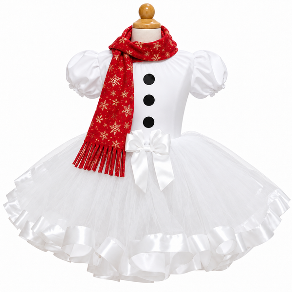 Disfraz de Muñeco de Nieve para Niñas | Set de 3 Piezas