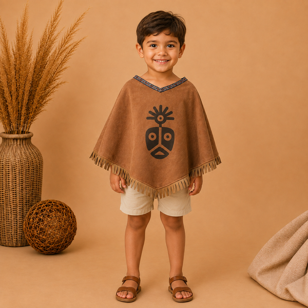 Poncho Taíno Infantil para Niños