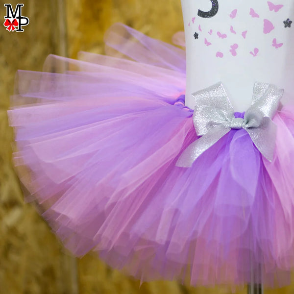 Falda tutu para niñas desde talla 12 meses hasta talla #14, para grupos de bailes o actividades escolares (Copia)