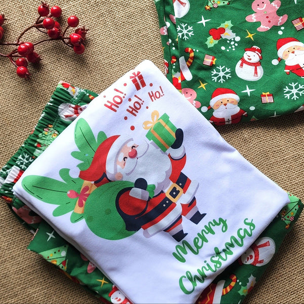 Set de Pijama Navideñas para adultos, Christmas Green, DESDE TALLA XS hasta XXL