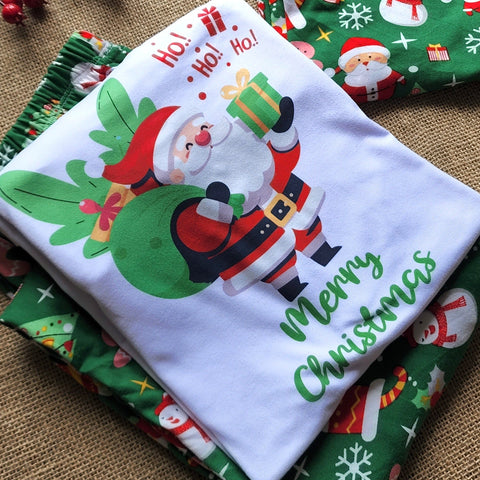 Set de Pijama Navideñas para adultos, Christmas Green, DESDE TALLA XS hasta XXL