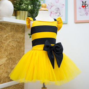 Vestido para niña inspirado en abejita, disponible desde talla 12 meses hasta #14