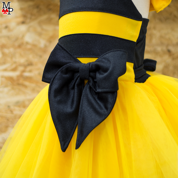 Vestido para niña inspirado en abejita, disponible desde talla 12 meses hasta #14