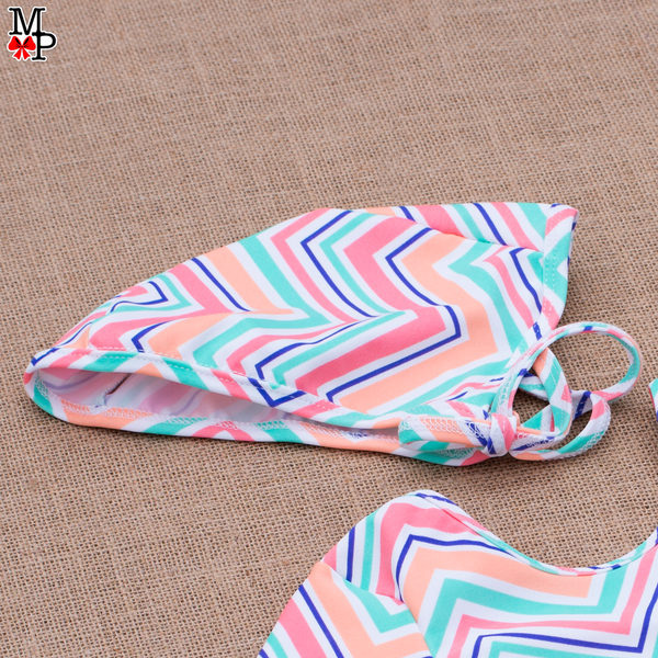 Bañador para bebes, estampado Sweet chevron, disponible tallas desde 3 meses hasta 24 meses