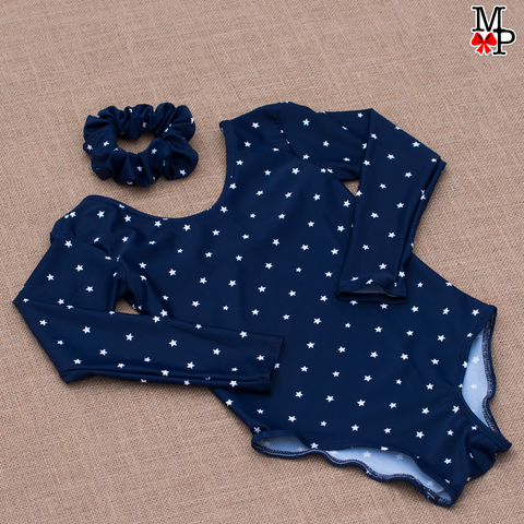 Bañador de mujer, estampado Navy Star, disponible tallas desde S hasta XL
