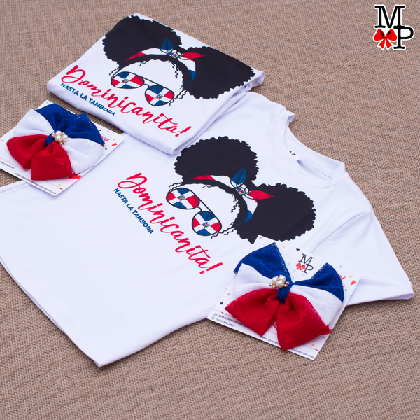 Camiseta personalizada para niñas Dominicana hasta la Tambora