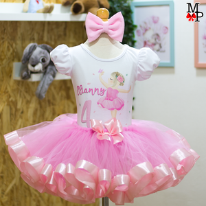 Set de tutu ballerina, Cumpleaños bailarina de ballet rosa