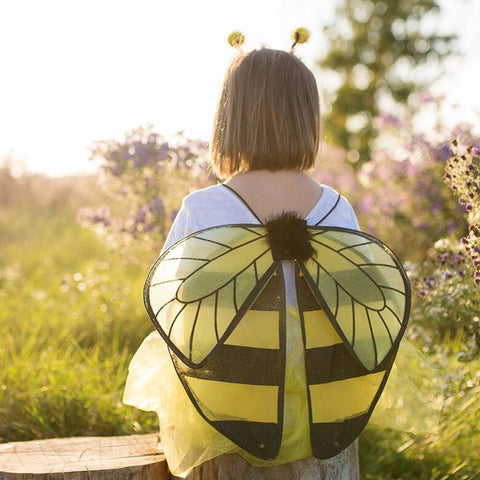 Alas de abejita para niños, con elastico ajustable