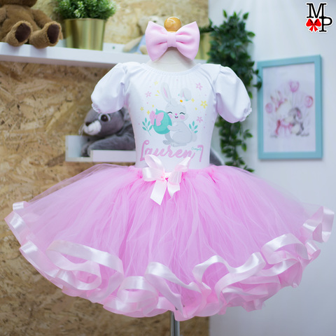 Set de tutu de Conejo Ropa cumpleaños niña Conejo pascua