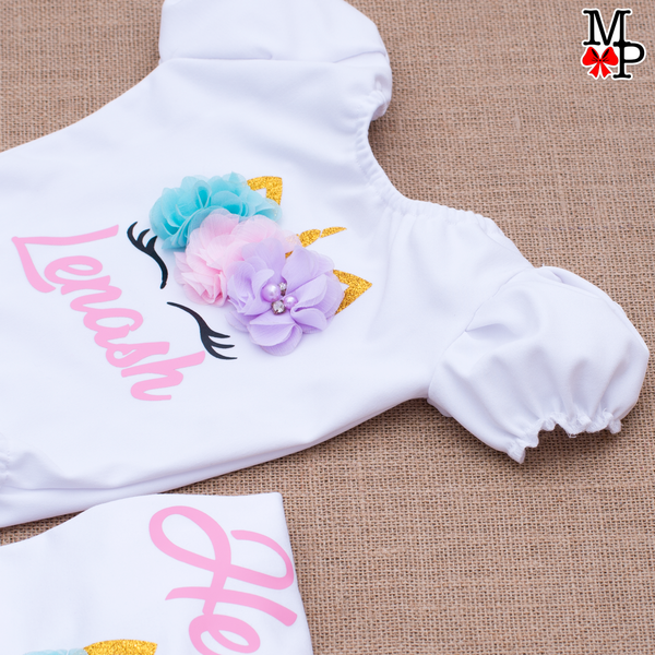 Set de tutu Unicornio clásico, Ropa cumpleaños niña unicornio