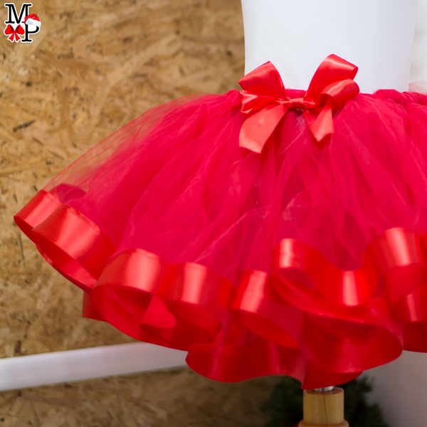 Set de tutu Navideño para niñas, desde talla 12 meses hasta #14