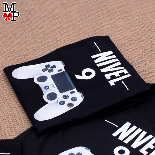 Camisetas familiares de Play Station, Juego de videos cumpleaños