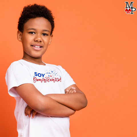Camiseta personalizada para niños Soy un Dominicanito