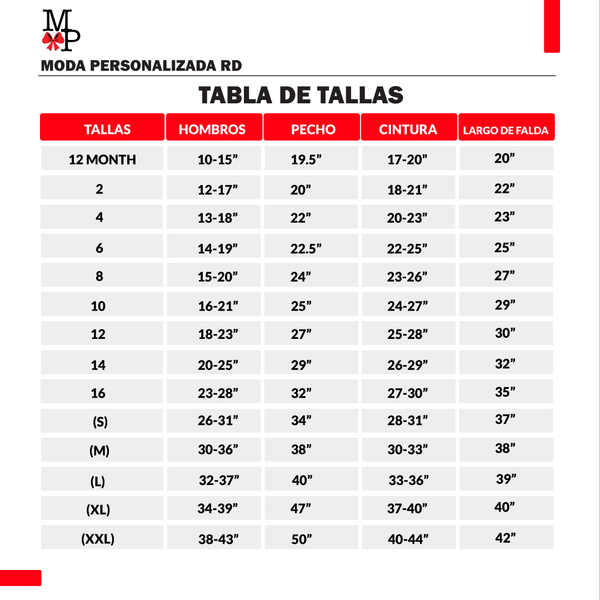 Conjunto típico de Chile,  Chilena, Leotardo, falda de vuelos y accesorio para el pelo combinado