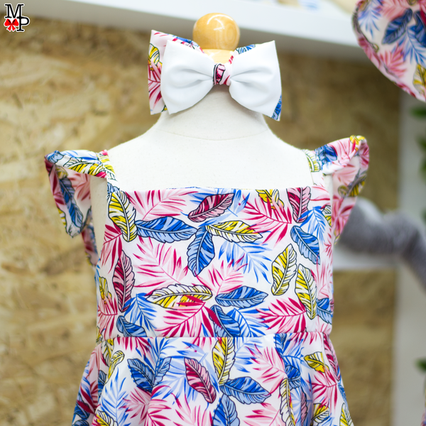 Vestido para niñas, Colección Mami & yo entre palmeras