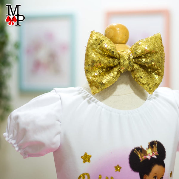 Set de tutu Afro baby, Princesa Morena para cumpleaños