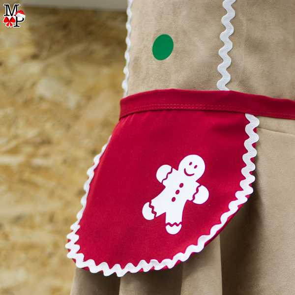 Vestido para niñas inspirado en Galletita de Genjibre, desde talla 12 meses hasta #12