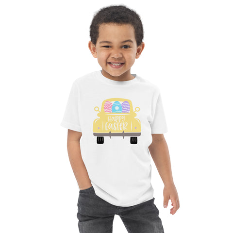 Camiseta de algodon para niños, Blanca, Coleccion pascua, Easter Bunny