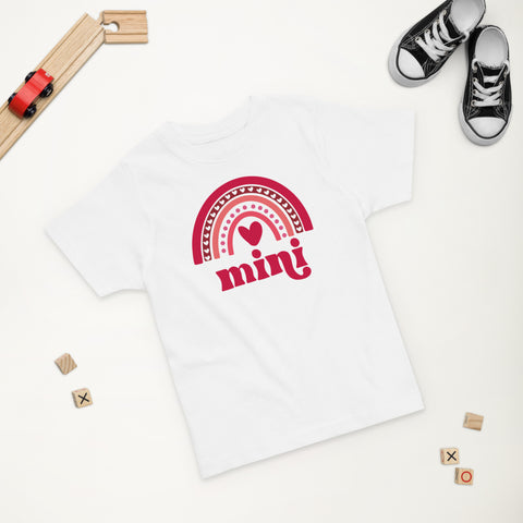 Camiseta de algodon para niñas, Blanca o rosada clara, Mini